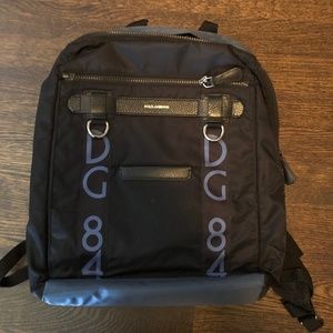 Dolce & Gabbana Leather-Trimmed Backpack